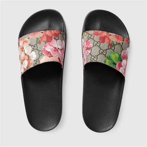 bloom and blossom gucci slides|Gucci Bloom slides cheap.